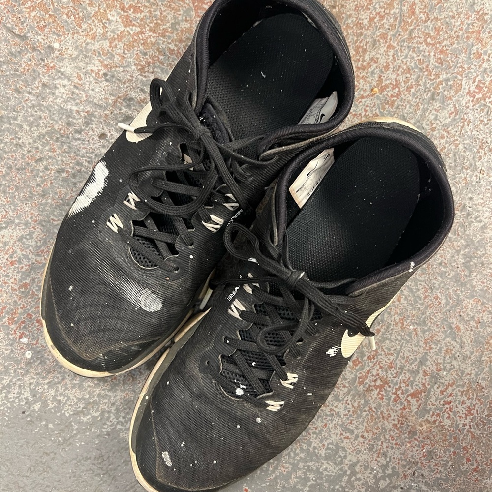 Very worn nike sneakers